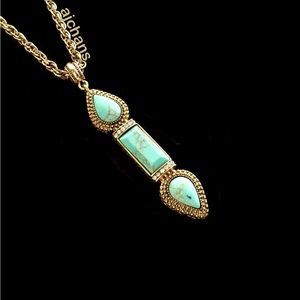 Samantha Wills Gold Tone Turquoise Necklace